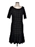Neiman Marcus Polka Dots Black Casual Dress Size L - photo 1