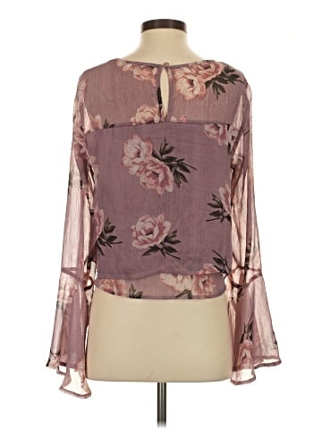 Charlotte Russe Long Sleeve Blouse (view 2)