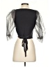Zara Black Short Sleeve Top Size S - photo 2