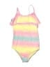 Lands' End Tie-dye Pink One Piece Swimsuit Size 7 - photo 1