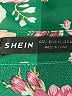 Shein 100% Polyester Floral Green Long Sleeve Blouse Size L - photo 4