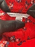 American Eagle Outfitters 100% Viscose Hearts Red Shorts Size L - photo 3