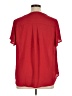 Torrid 100% Polyester Red Short Sleeve Blouse Size 1X Plus (1) - photo 2