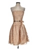 Love Tease 100% Polyester Tan Cocktail Dress Size 3 - photo 1