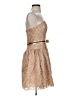 Love Tease 100% Polyester Tan Cocktail Dress Size 3 - photo 4
