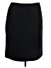 Tahari 100% Polyester Solid Black Casual Skirt Size 12 - photo 1