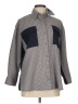 ASOS 100% Polyester Houndstooth Gray Tan 3/4 Sleeve Blouse Size 4 - photo 1