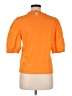 J.Crew 100% Cotton Orange 3/4 Sleeve Top Size M - photo 2