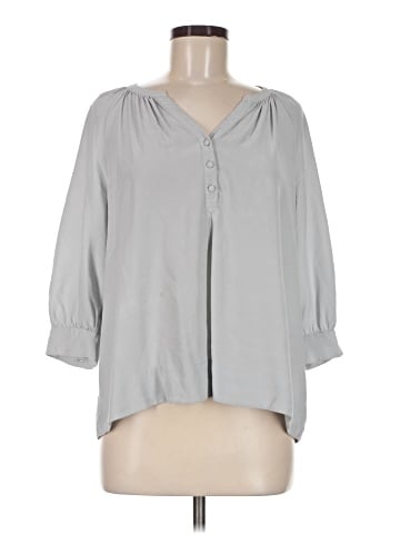 Joie 3/4 Sleeve Silk Top (view 1)