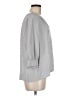 Joie 100% Silk Gray 3/4 Sleeve Silk Top Size M - photo 4