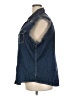 Seven7 100% Cotton Blue Sleeveless Button-Down Shirt Size 22 - photo 5