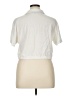 Moa Moa Ivory Short Sleeve Blouse Size XL - photo 2