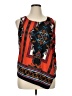 Ellen Tracy 100% Polyester Orange Sleeveless Blouse Size 14 - photo 1