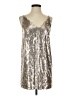 Buddy Love 100% Polyester Metallic Silver Cocktail Dress Size XS - photo 1