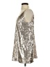 Buddy Love 100% Polyester Metallic Silver Cocktail Dress Size XS - photo 5