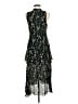A.L.C. 100% Silk Camo Black Green Cocktail Dress Size 8 - photo 2