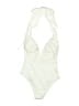 Assorted Brands Solid Ivory White One Piece Swimsuit Size M - photo 2