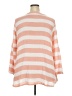 Kaktus Stripes Orange 3/4 Sleeve Blouse Size 2X (estimated) - photo 2