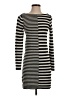 Joe Fresh Stripes Black Casual Dress Size XS - photo 1