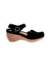 SoftWalk Black Wedges Size 8 1/2 - photo 1