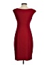 Connected Apparel Solid Burgundy Cocktail Dress Size 4 (petite) - photo 2
