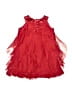 Healthtex 100% Polyester Tie-dye Red Dress Size 4T - photo 2