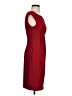 Connected Apparel Solid Burgundy Cocktail Dress Size 4 (petite) - photo 4