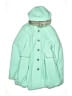 Cat & Jack 100% Polyester Solid Teal Raincoat Size 14 - photo 1