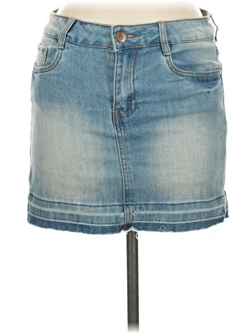Dollhouse Denim Skirt (view 1)