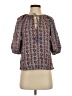 Omika Blue 3/4 Sleeve Blouse Size XS - photo 1