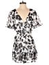 Indulge 100% Polyester Print Silver Romper Size XL - photo 1