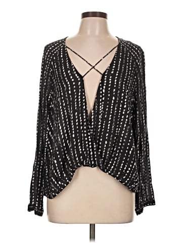 Silence and Noise Long Sleeve Blouse (view 1)