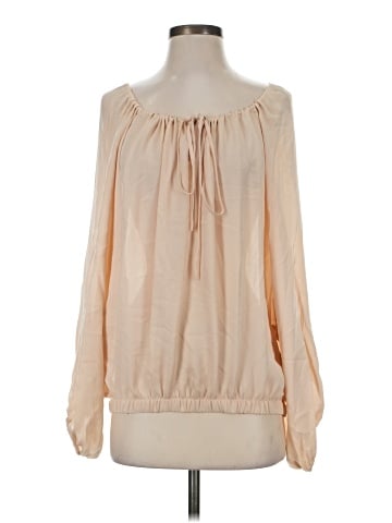 Chelsea Flower Long Sleeve Silk Top (view 1)