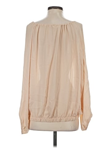 Chelsea Flower Long Sleeve Silk Top (view 2)