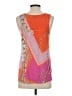 Cache Orange Sleeveless Blouse Size S - photo 2