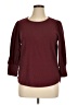 Ava James 100% Polyester Burgundy 3/4 Sleeve Top Size XL - photo 1