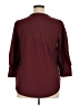 Ava James 100% Polyester Burgundy 3/4 Sleeve Top Size XL - photo 2