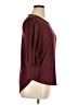 Ava James 100% Polyester Burgundy 3/4 Sleeve Top Size XL - photo 4