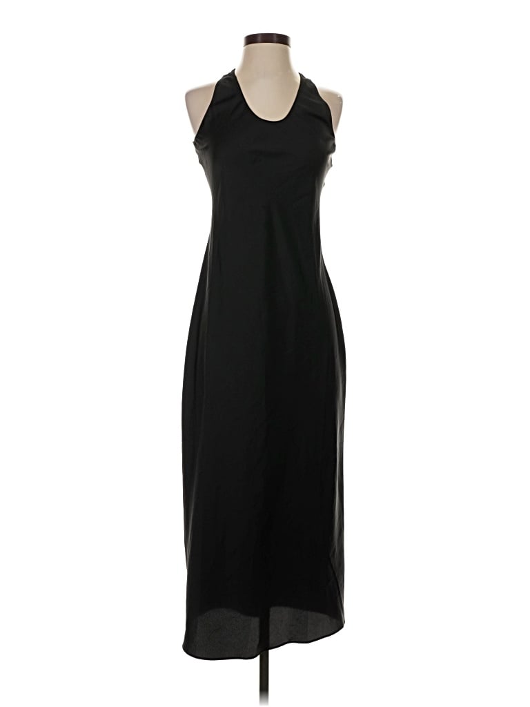 Modern Citizen Casual Dress: Black Solid Pattern Dresses - Size Small