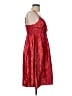 Derek Heart 100% Polyester Hearts Red Cocktail Dress Size L - photo 4