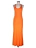 Polo by Ralph Lauren 100% Viscose Orange Casual Dress Size L - photo 1