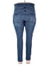 Jag Jeans Solid Blue Jeans Size 18W - photo 2