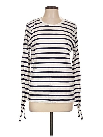 Joan Vass Long Sleeve Top (view 1)