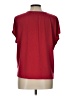 Tahari Red Short Sleeve Blouse Size L - photo 2