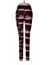 Just Be... Print Burgundy Leggings Size M - photo 1