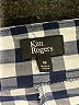 Kim Rogers Checkered-gingham Blue Shorts Size 18 - photo 3