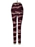 Just Be... Print Burgundy Leggings Size M - photo 2