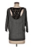 Express Gray 3/4 Sleeve Top Size M - photo 2