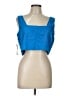 Midnight Sky Blue Sleeveless Blouse Size L - photo 1