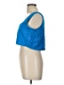 Midnight Sky Blue Sleeveless Blouse Size L - photo 5